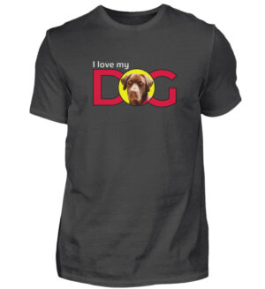 I love my DOG - Timmy - Herren Premiumshirt-2989