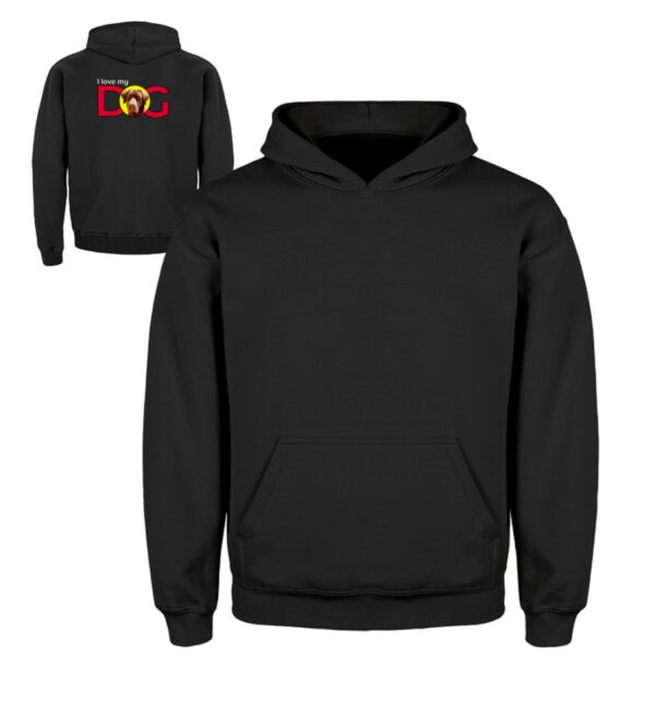I love my DOG - Timmy - Kinder Hoodie-1624