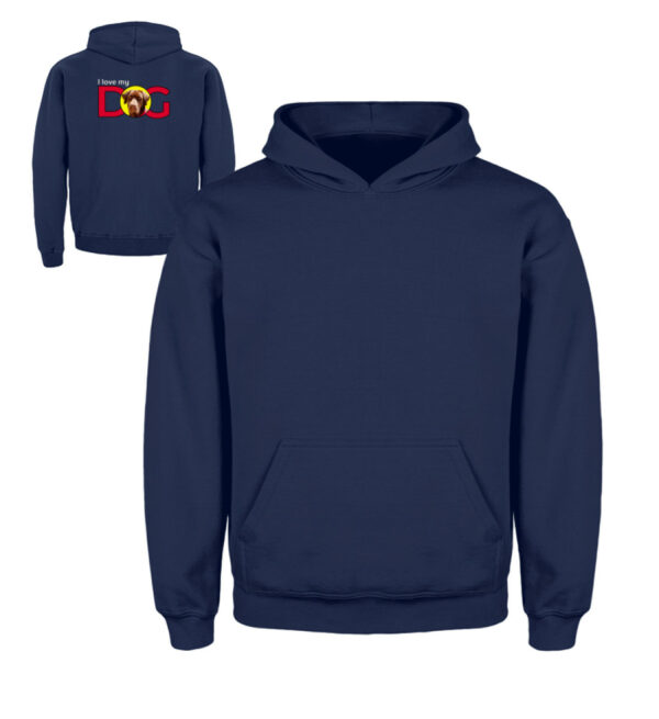 I love my DOG - Timmy - Kinder Hoodie-1676