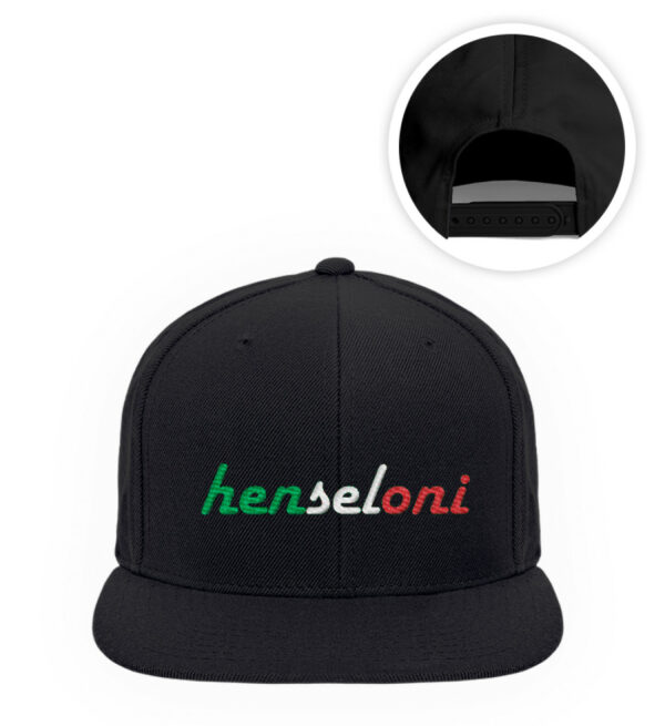 henseloni Premium Snap Back Baseball Cap - Premium Snapback mit Stick-16